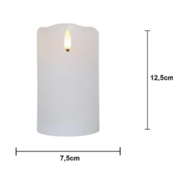Blockljus Flamme Rustic LED
