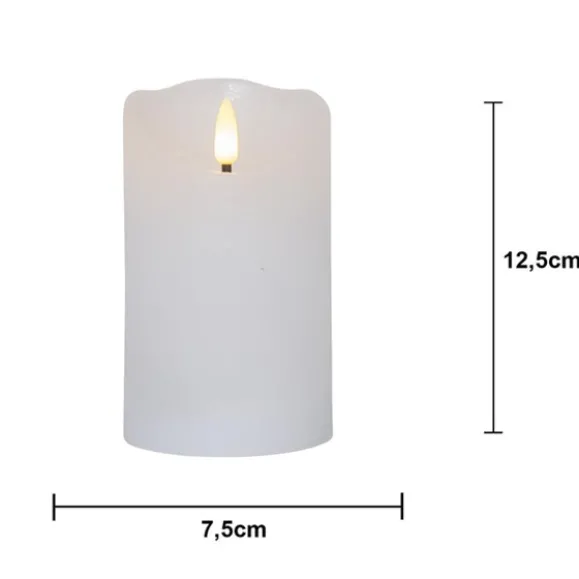 Blockljus Flamme Rustic LED