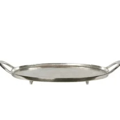 Bricka med handtag rå nickel
