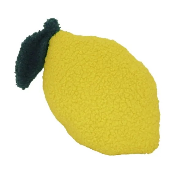 Citron prydnadskudde fylld
