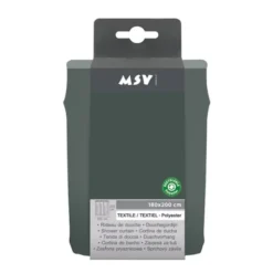 Duschdraperi MSV enfärgat