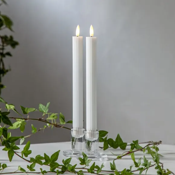 Flamme stripe LED Antikljus 2-pack