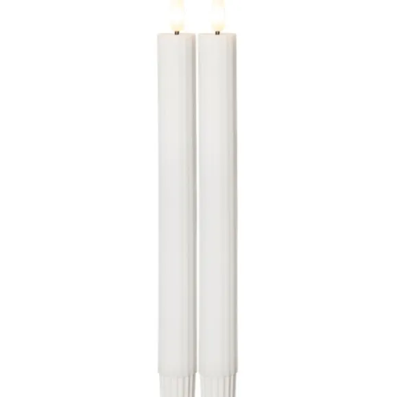 Flamme stripe LED Antikljus 2-pack