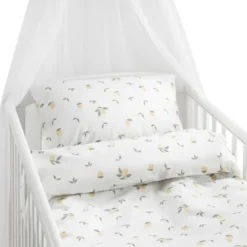 Lemons 2-dels påslakanset Spjälsäng