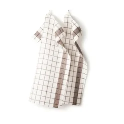 Linnehandduk Köksruta 2-pack