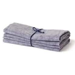 Linnehandduk melerad 2-pack