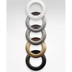 Öljett Plast 28mm 10-Pack Vit