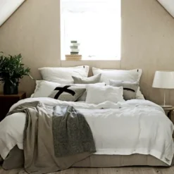 Misty Lovely Linen påslakan enkelsäng linne