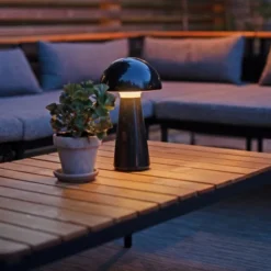 Mushroom bordslampa uppladdningsbar