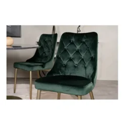 Velvet Deluxe matstol 2-pack
