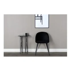 Velvet matstol 2-pack