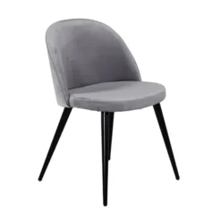 Velvet matstol 2-pack