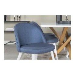 Velvet matstol 2-pack