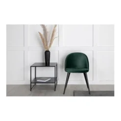 Velvet matstol 2-pack